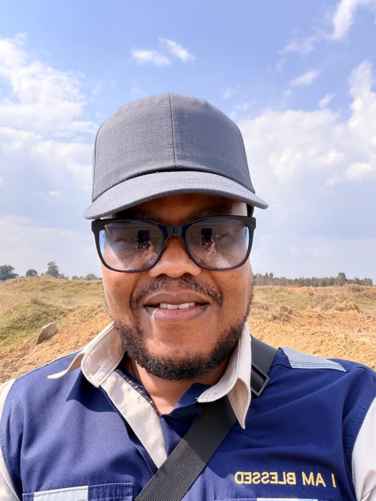 Babenakwena Mining founder on site during a brownfield assessment